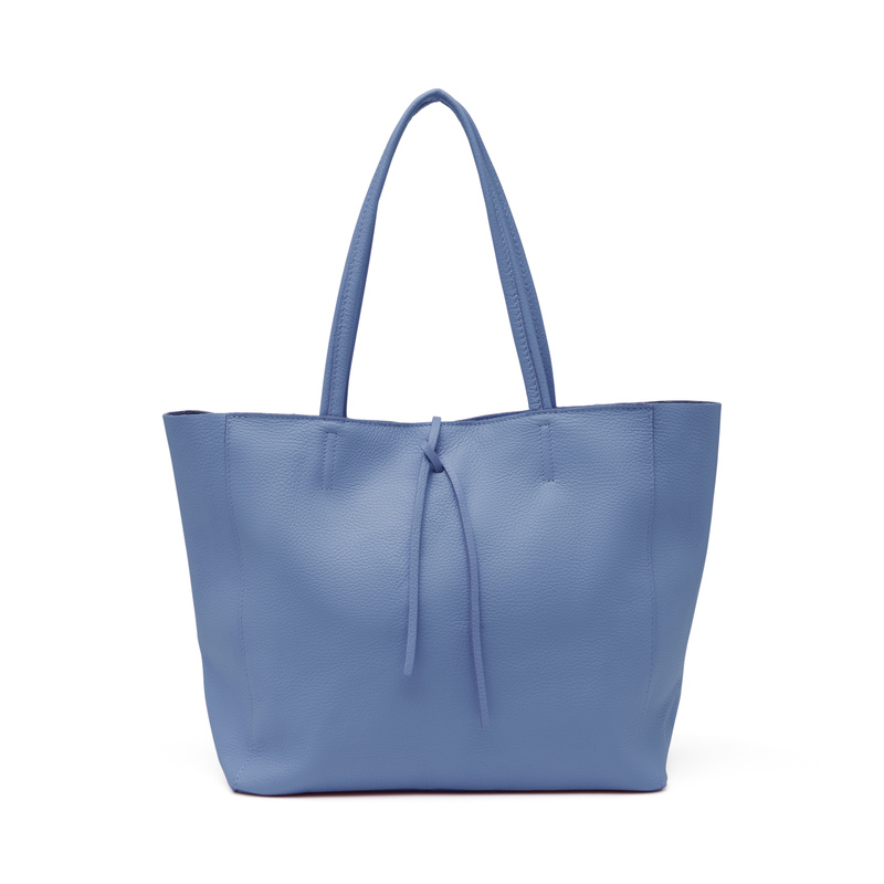 Soft leather shopping tote - Denim Trend | Frau Shoes | Official Online Shop