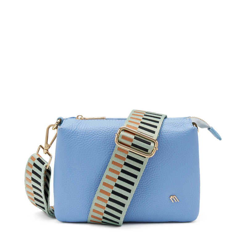 Borsa in pelle con tracolla in tessuto - Color Block | Frau Shoes | Official Online Shop