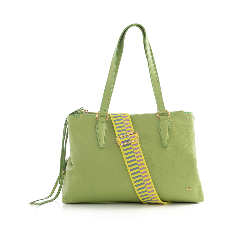 Leather tote bag with shoulder tote - Bags, Belts & Wallets | Frau Shoes | Official Online Shop