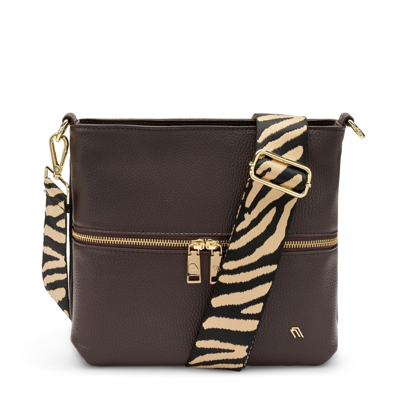 Borsa in pelle con tracolla animalier | Frau Shoes | Official Online Shop
