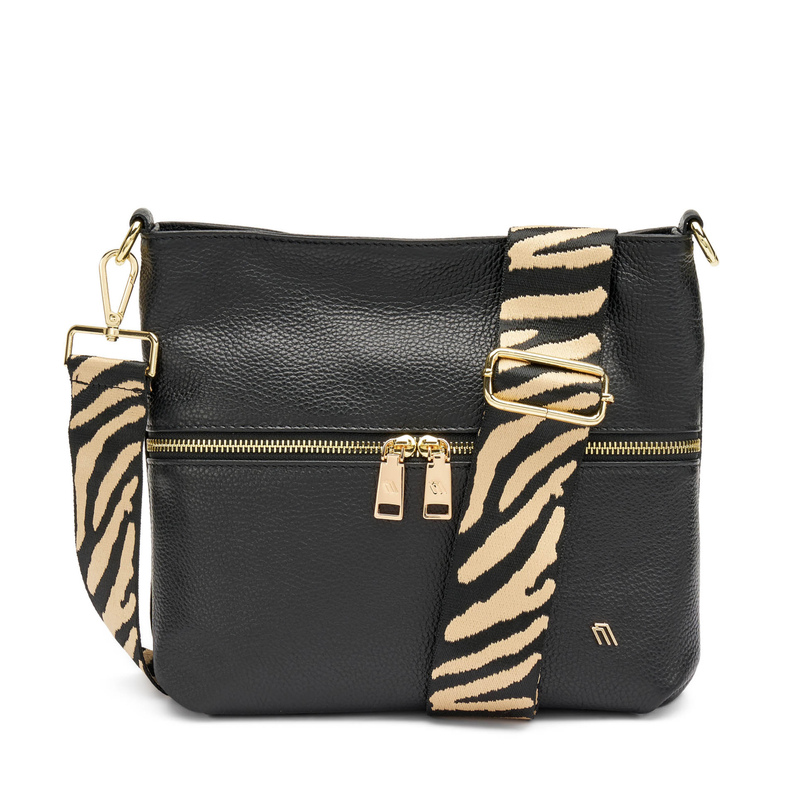 Leather bag with animal-print strap | Frau Shoes | Official Online Shop