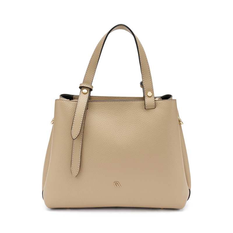 Medium tumbled leather handbag. | Frau Shoes | Official Online Shop