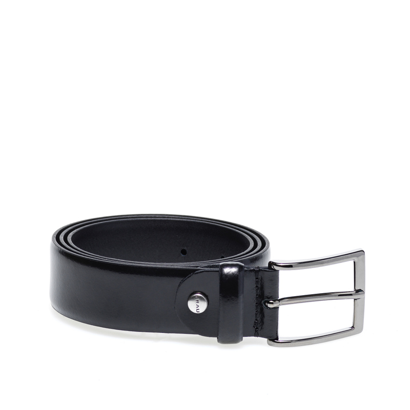 Leather belt with semi-glossy finish - Belts | Frau Shoes | Official Online Shop
