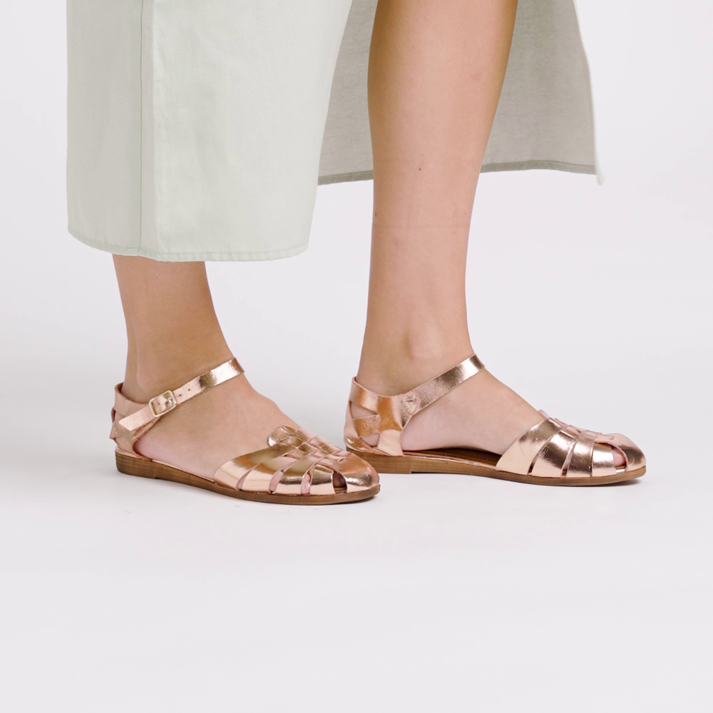 Sandalo ragnetto in pelle laminata - Frau Shoes | Official Online Shop