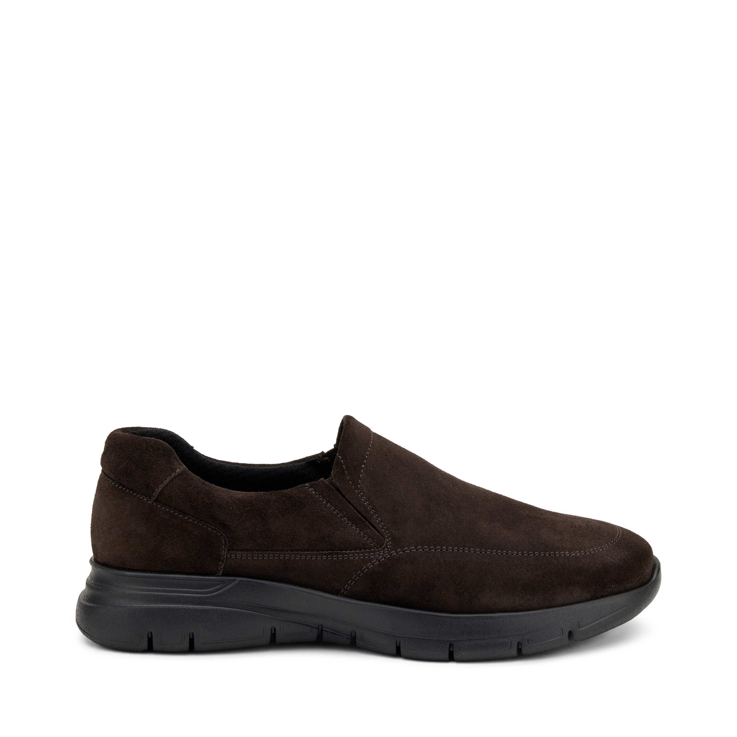 Ladies suede slip on on sale shoes