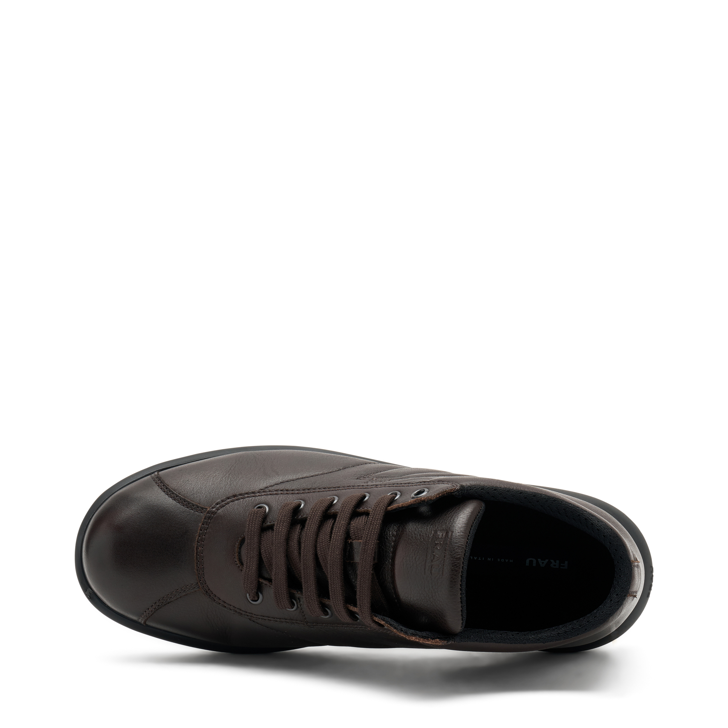 Casual leather high top sneakers Col. Brown Frau