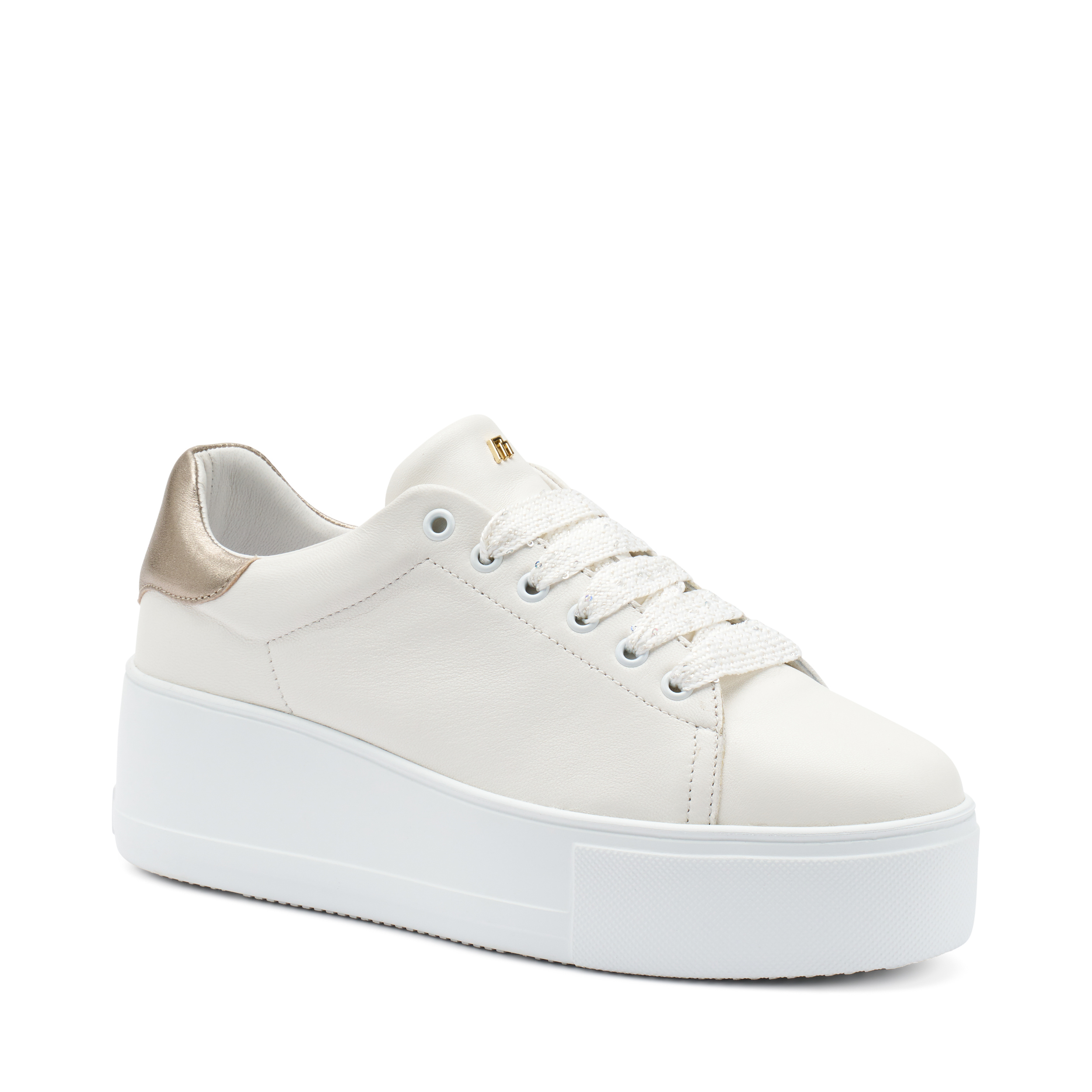 ✨PELLICO ANELLI✨ ペリーコ flat shoes EU37 Leather flatform sneakers, Col. White | Frau