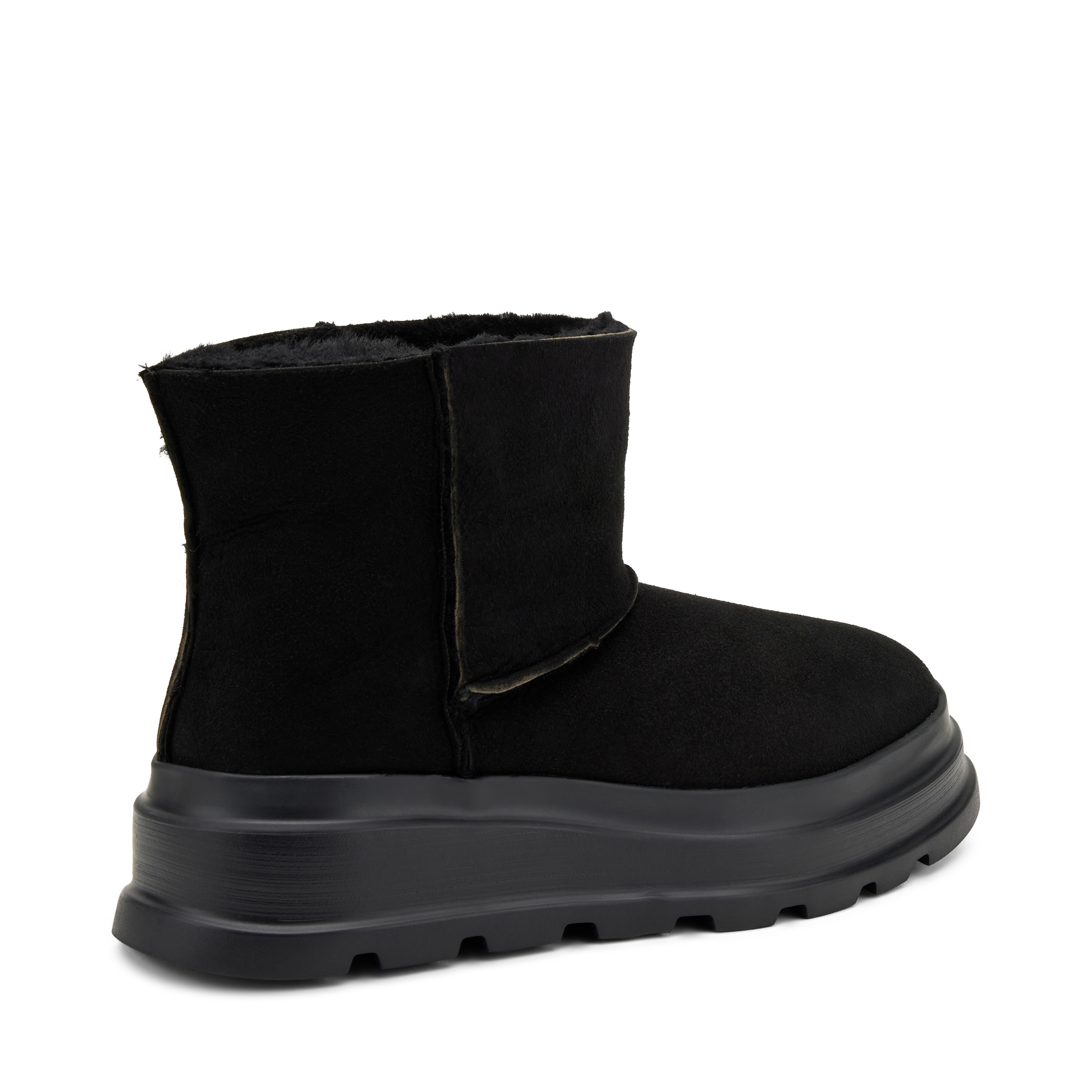 Shearling lined outlet ankle boots