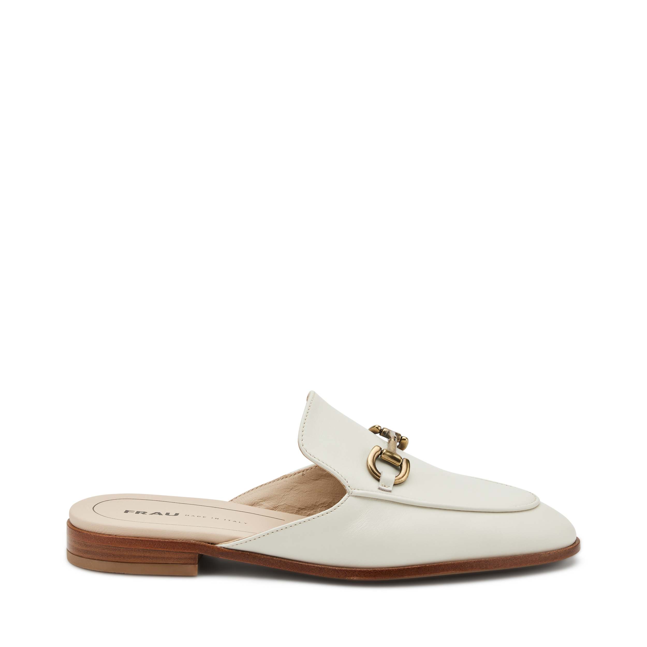 Leather backless mules online