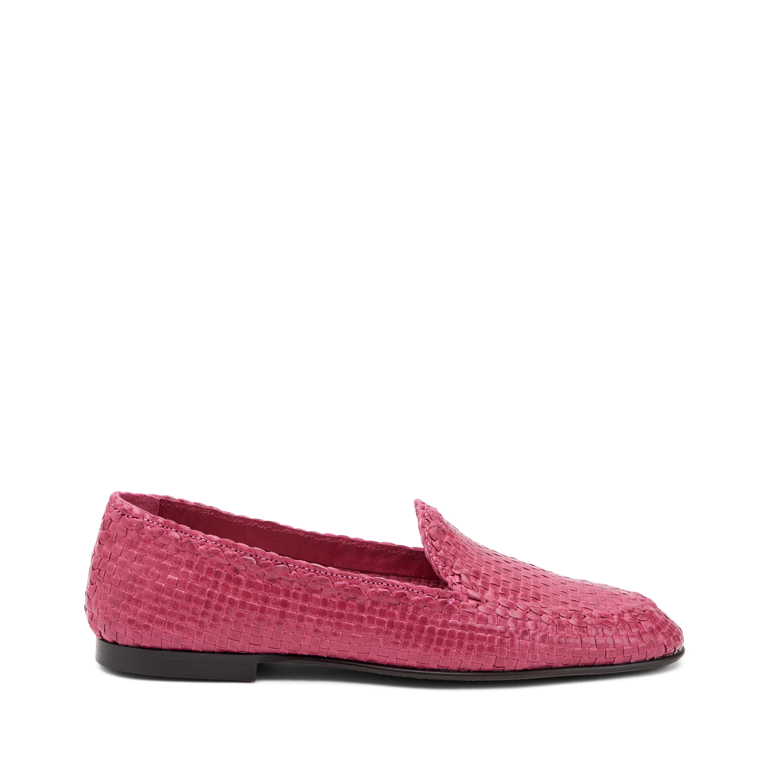Woven leather loafers, Col. Rosado | Frau