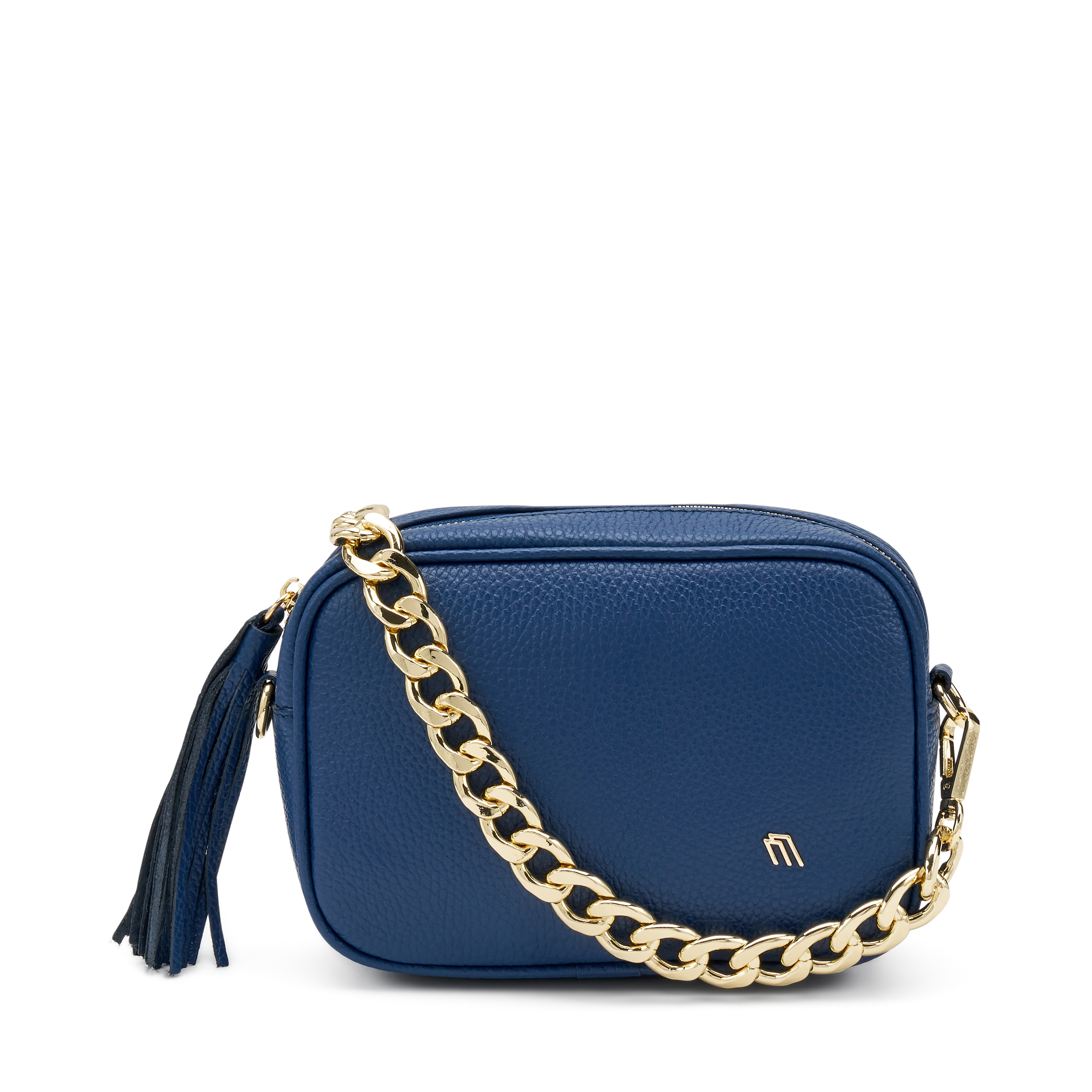Blue and gold bag shop
